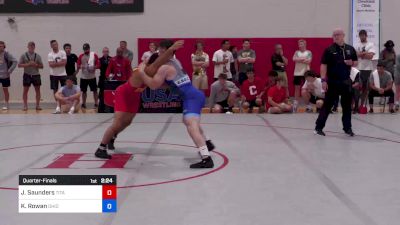 65 kg Quarterfinal - Joshua Saunders, Titan Mercury Wrestling Club (TMWC) vs Kyle Rowan, Ohio