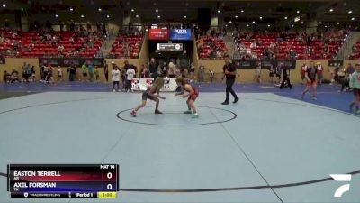 62 lbs Round 1 - Easton Terrell, AR vs Axel Forsman, TX