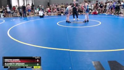 135 lbs Quarterfinal - Elizabeth Gresham, Alaska Battle Cats Wrestling Club vs Kristin Gaines, Outlaw Wrestling Club