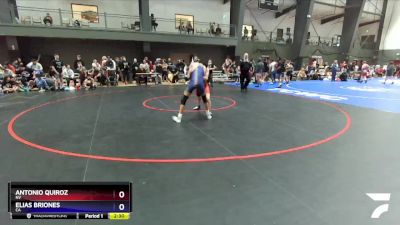 106 lbs Semifinal - Antonio Quiroz, NV vs Elias Briones, CA