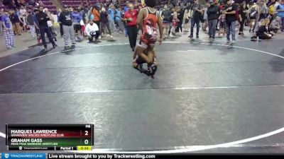 187 lbs Round 1 - Graham Gass, Pikes Peak Warriors Wrestling vs Marques Lawrence, Grandview Wolves Wrestling Club