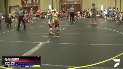 128 lbs Placement - Riley Learner, Cordoba Trained vs Emma Sagi, Elite NJ Purple