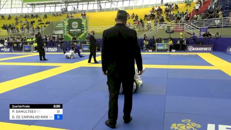 PAVEL SAMULTSEV vs GREGOR DE CARVALHO RANGEL GRACIE 2024 Brasileiro Jiu-Jitsu IBJJF