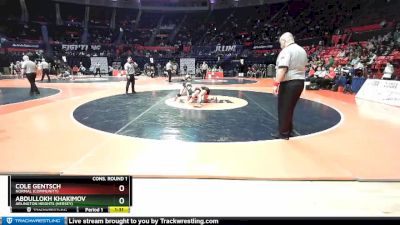 3A 113 lbs Cons. Round 1 - Cole Gentsch, Normal (Community) vs Abdullokh Khakimov, Arlington Heights (Hersey)