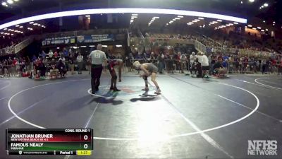 2A 132 lbs Cons. Round 1 - Famous Nealy, Miramar vs Jonathan Bruner, New Smyrna Beach Sr H S