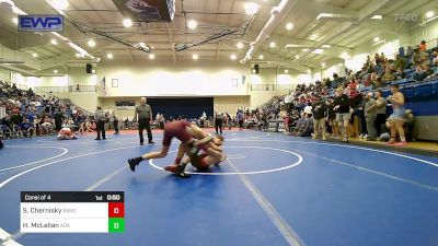 106 lbs Consi Of 4 - Sean-Tyler Chernisky, Broken Arrow Wrestling Club vs Henry McLellan, Ada Youth Wrestling