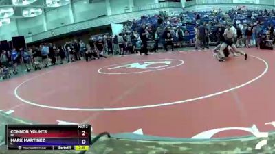 138 lbs Cons. Round 3 - Connor Younts, MI vs Mark Martinez, IL