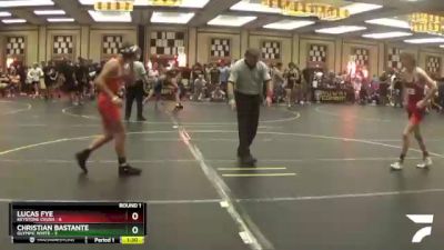 125 lbs Round 1 (6 Team) - LUCAS FYE, Keystone Crush vs Christian Bastante, Olympic White