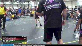 72 lbs Round 4 (6 Team) - Hayden Rathgeber, Untouchables Black vs Kotlon Hartmen, Steel Valley