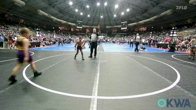 3rd Place - Creed Rolan, Mcalester Youth Wrestling vs Harbor Hicks, Vian Wrestling Club