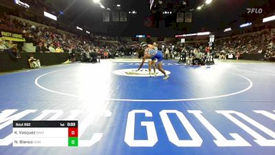 190 lbs Consi Of 32 #2 - Kai Vasquez, Bakersfield vs Nathan Blanco, Chino