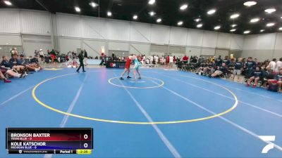 160 lbs Placement Matches (16 Team) - Bronson Baxter, Texas Blue vs Kole Katschor, Michigan Blue