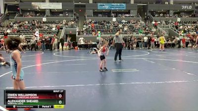 45 lbs Cons. Round 1 - Owen Williamson, Nebraska Wrestling Academy vs Alexander Sheard, Nebraska Boyz