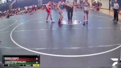 115 lbs Round 3 (6 Team) - Christopher Phillips, Alabama Elite vs Rowan Finney, Carolina Reapers