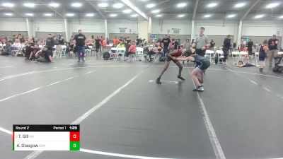 88 lbs Round 2 - Tyler Gill, Hanover Hawkeye vs Ashton Glasgow, Glasgow Wrestling Academy