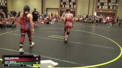 98 lbs Round 2 (4 Team) - Nina Merunka, NJ-Select vs Izzy Hinkle, MGW-Radical Skadattle