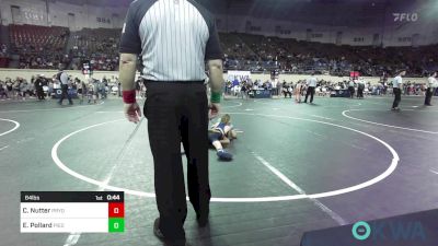 64 lbs Quarterfinal - Colten Nutter, Pryor Tigers vs Easton Pollard, Piedmont