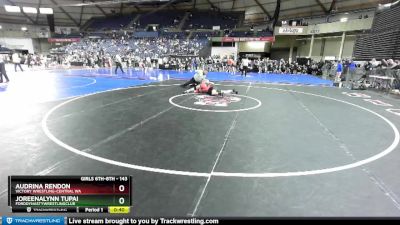 143 lbs Cons. Round 2 - Joreenalynn Tupai, FordDynastyWrestlingClub vs Audrina Rendon, Victory Wrestling-Central WA