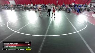 135-140 lbs Round 3 - Alexis Pehrson, Nebraska Wrestling Training Center vs Natalia Poplawski, Wisconsin