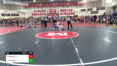 120 lbs Cons. Round 2 - Jace Mueller, Pursuit vs Theo Stewart, Delano Wrestling Club