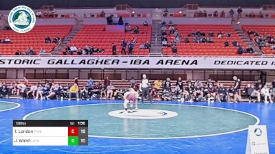 138 lbs Semifinal - Thomas London, Tuttle vs John Walsh, Loyola High School