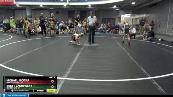 64 lbs Round 3 (8 Team) - Michael Nicosia, Mat Assassins vs Brett Zakrewsky, Ranger WC
