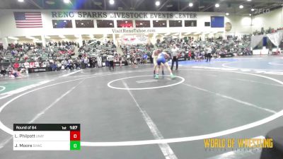 135 lbs Round Of 64 - Landyn Philpott, Unattached vs Jameson Moore, Sunnyvale Wrestling Club