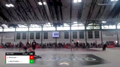 120-130 lbs Quarterfinal - Julian Martindale, Olympus Wrestling vs John Peterson, Berlin Ohio