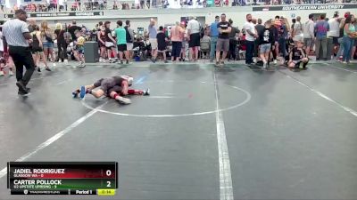 56 lbs Round 2 (6 Team) - Carter Pollock, U2 Upstate Uprising vs Jadiel Rodriguez, Glasgow WA