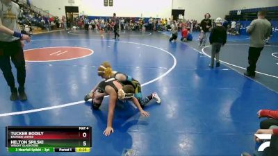 84 lbs Quarterfinal - Helton Spilski, Wright Gladiators vs Tucker Bodily, Eastside United