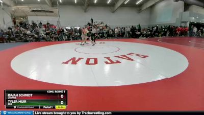 126 lbs Cons. Round 1 - Tyler Muir, Erie vs Isaiah Schmidt, Laramie