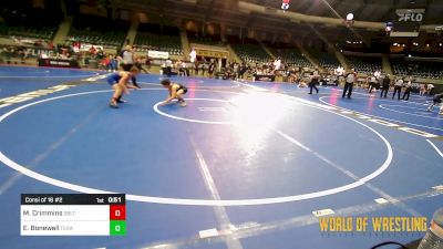 110 lbs Consi Of 16 #2 - Matthew Crimmins, Sebolt Wrestling Academy vs Ethan Bonewell, Texas Elite