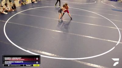 92 lbs Cons. Semi - Kaden Lindquist, Owatonna Wrestling Academy vs Dominick Mariotti, Minnesota