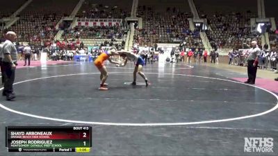 132 lbs 1st Place Match - Shayd Arboneaux, Orange Beach High School vs JOSEPH RODRIGUEZ, Montgomery Catholic Prep School