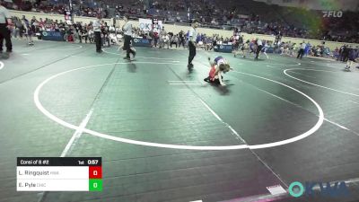 73 lbs Consi Of 8 #2 - Lukus Ringquist, HURRICANE WRESTLING ACADEMY vs Espen Pyle, Chickasha Youth Wrestling