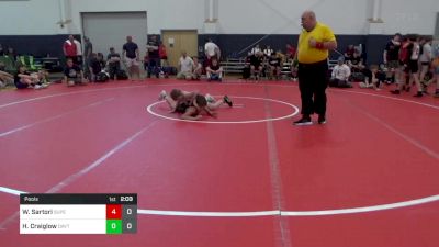 96 lbs Pools - Wyatt Sartori, Superior W.A. (NY) vs Henry Craiglow, Dayton Bandits