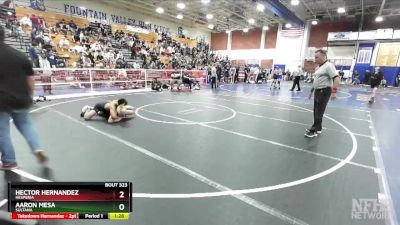 120 lbs Quarterfinal - Hector Hernandez, Hesperia vs Aaron Mesa, Sultana