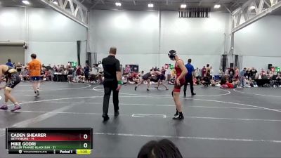 150 lbs Semis (4 Team) - Caden Shearer, Gettysburg vs Mike Godri, Steller Trained Black Sun