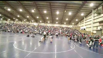 120 lbs Cons. Round 3 - Griffin Strong, Sanderson Wrestling Academy vs Andres Curiel, West Jordan