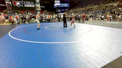 126 lbs Cons 64 #2 - Justin Porter, Virginia vs Elijah Cortez, California