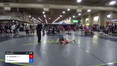 38 kg Cons 16 #2 - Colter Campbell, Anchorage Youth Wrestling Academy vs Ty Martin, Immortal Athletics WC