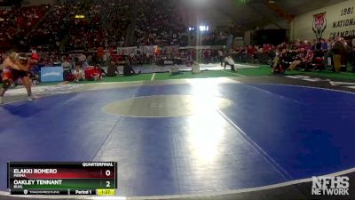 3A 170 lbs Quarterfinal - Oakley Tennant, Buhl vs Elakki Romero, Parma