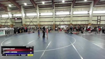 63 lbs Cons. Round 1 - Cannon Hunt, UT vs Camden Lawson, UT