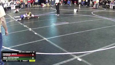 85 lbs Cons. Round 1 - Marshal Spatz, East Butler vs Reed Kotschwar, Norris Wrestling Club