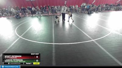 63 lbs Champ. Round 1 - Landon Peterson, Freedom High School Wrestling vs Wyatt Peterson, DC Elite Wrestling