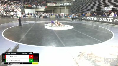 2A 152 lbs Cons. Round 3 - Cris Alva, Lakewood vs James Friedrichs, Anacortes