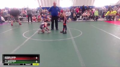 52 lbs Round 5 (8 Team) - Ty Simmons, Phoenix WC vs Ayden Noel, Xtreme Team