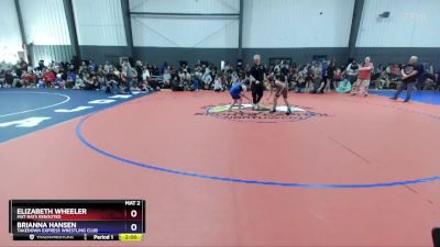 82-90 lbs Round 1 - Elizabeth Wheeler, Mat Rats Rebooted vs Brianna Hansen, Takedown Express Wrestling Club