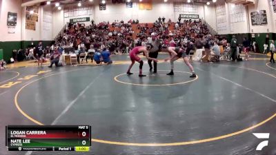 145 lbs Cons. Round 3 - Nate Lee, Cypress vs Logan Carrera, El Modena