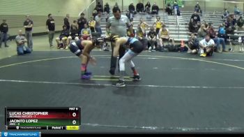 90 lbs Round 2 (6 Team) - Jacinto Lopez, Ares vs Lucas Christopher, Michigan Matcats